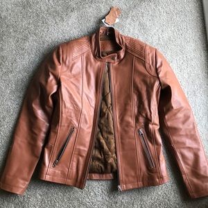 NWT GENUINE LEATHER JACKET